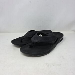Reef Bottle Opener Men's Dark Gray Flip Flops Size 11